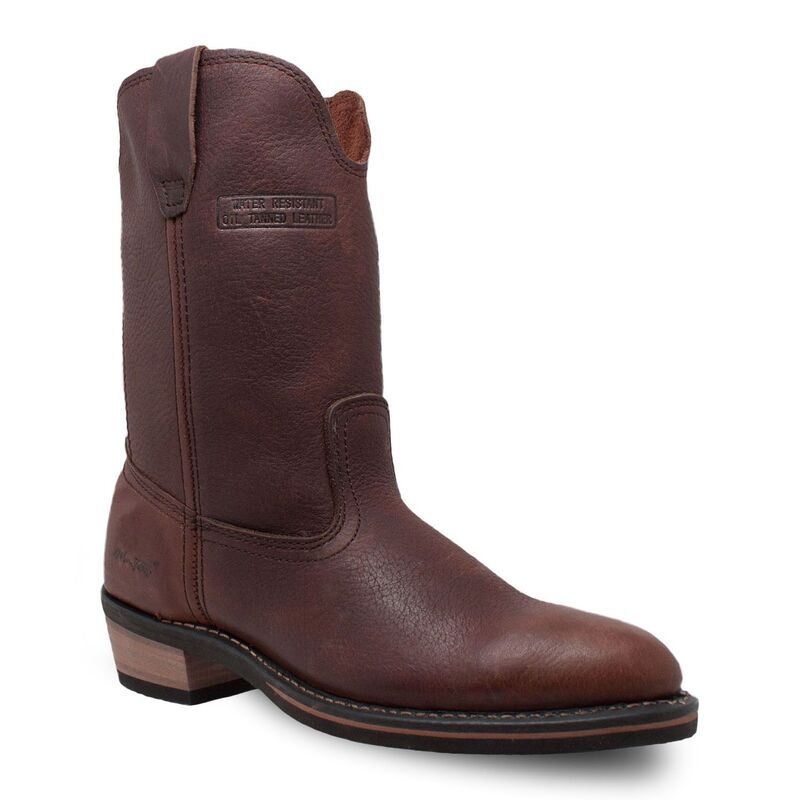 アドテック メンズ シューズ ブーツ・レインブーツ AdTec Ranch Mens Wateresistant Wellington Work Boots Reddish