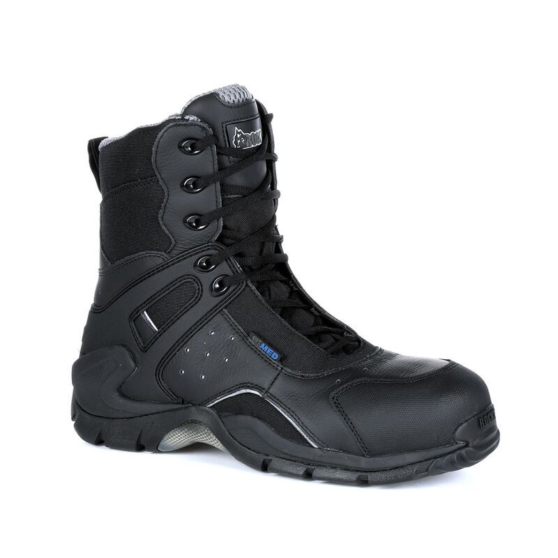 ロッキー メンズ シューズ ブーツ・レインブーツ Rocky 1st Med Mens Work Boots Black ブラック
