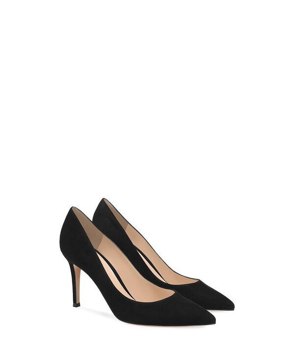 ジャンヴィト ロッシ レディース シューズ パンプス ヒール Gianvito Rossi Womens Gianvito 85 Pointed Toe High Heel Pumps Black S