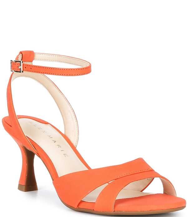 アレックスマリー レディース シューズ ヒール サンダル レザー Alex Marie Iliana Nubuck Leather Dressandals Ripe Red レッド