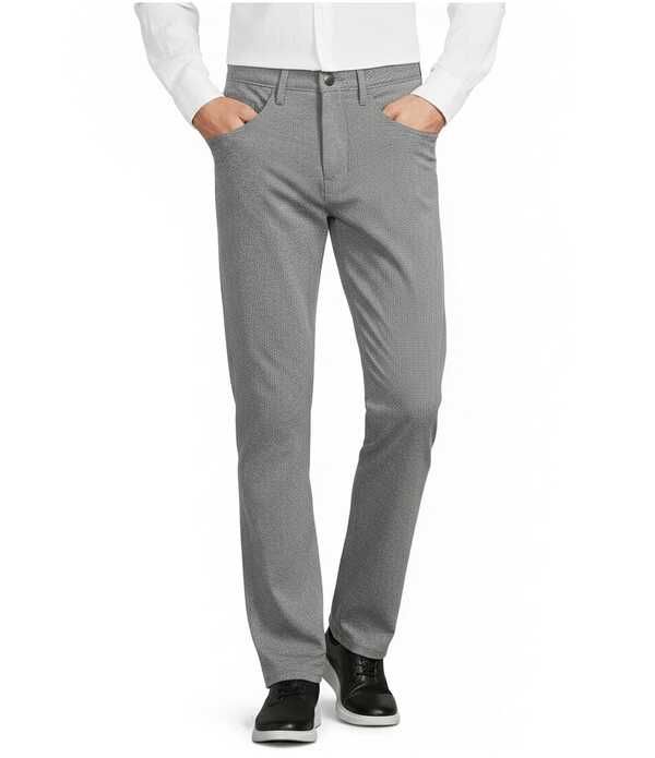 ダニエル クレミュ メンズ ボトムス カジュアルパンツ Cremieux Blue Label Madison Classic Fit Performance 5Pocket Pants Grey グ