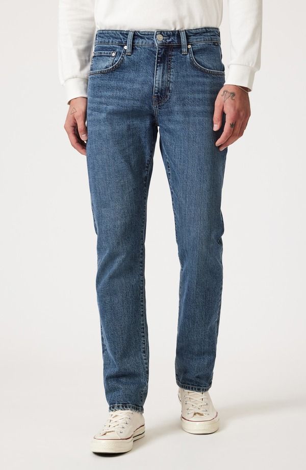 マーヴィ ジーンズ メンズ ボトムス デニムパンツ ストレート Mavi Jeans Zach Straight Leg Jeans Dark Faded Classic Blue ブルー