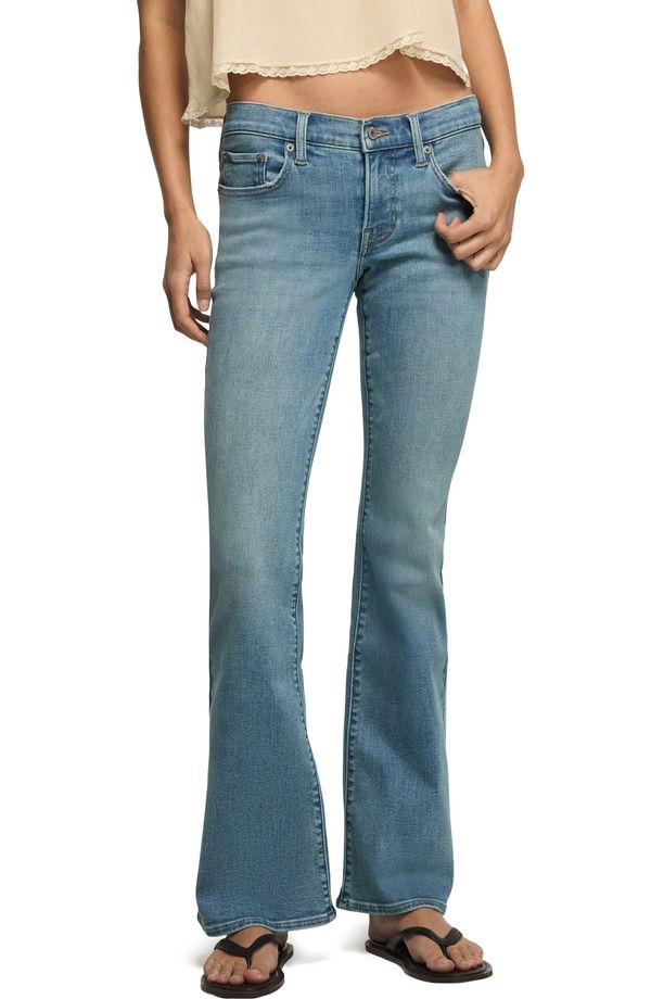 ラッキーブランド レディース ボトムス デニムパンツ ジーンズ Lucky Brand Sweet Mid Rise Flare Jeans Dreamers Drift Wash