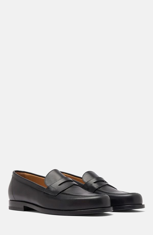 スカロッソ メンズ シューズ ローファー SCAROSSO Austin Loafers Black Calf ブラック