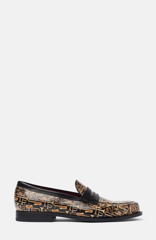 スカロッソ メンズ シューズ ローファー SCAROSSO Snakestorm for Him Loafers Trumpet Black Calf ブラック