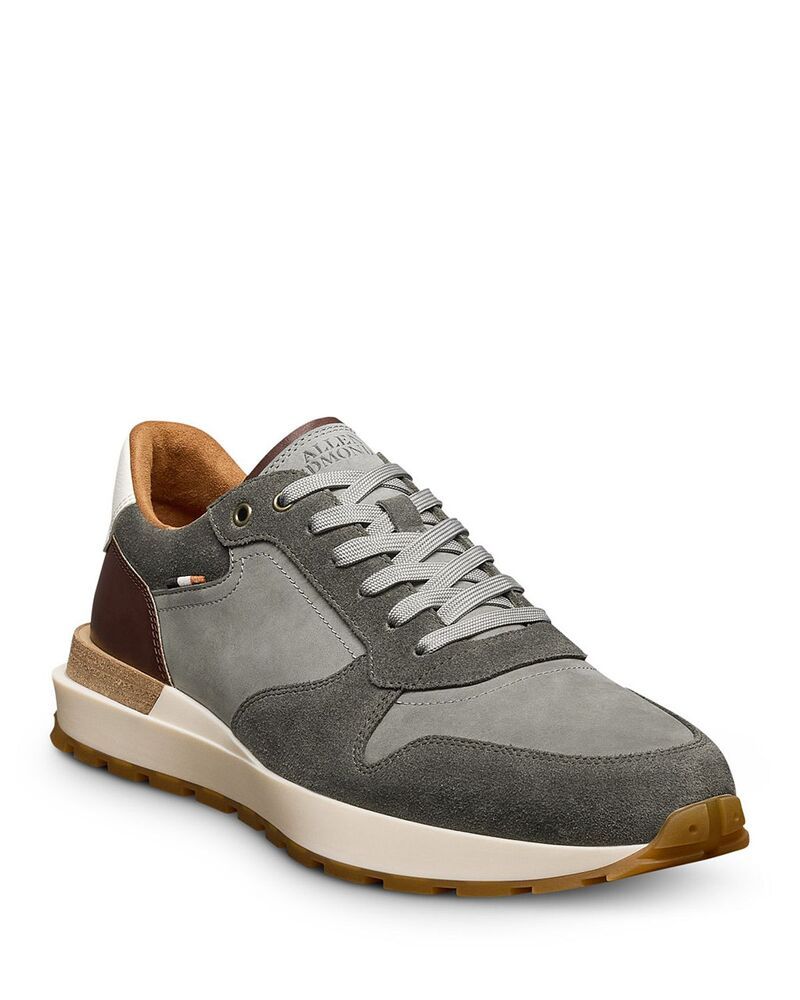 アレン エドモンズ メンズ シューズ スニーカー レザー Allen Edmonds Mens Lionelow Top Leather Sneakers Grey グレー