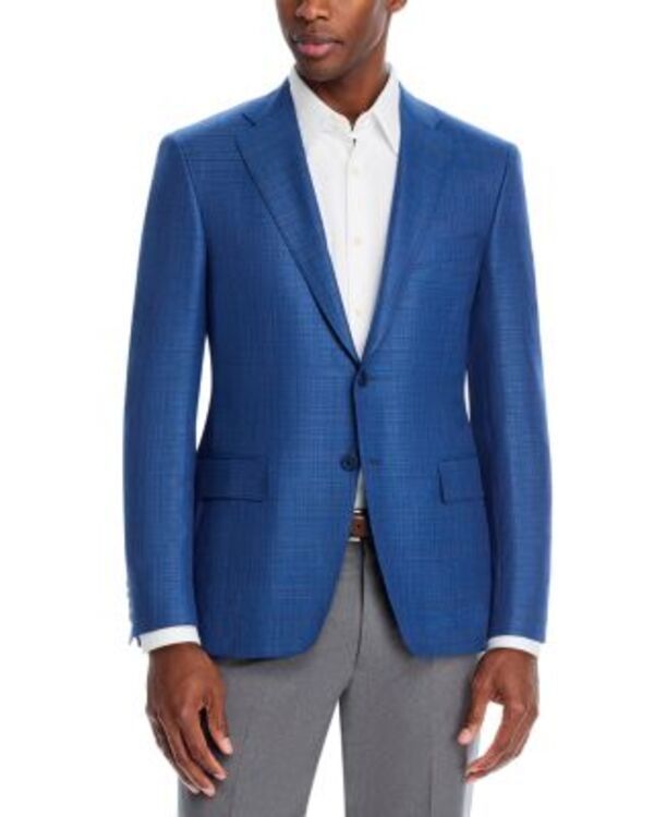 カナーリ メンズ アウター ジャケット・ブルゾン コート Canali Siena Basketweave Sport Coat Blue ブルー