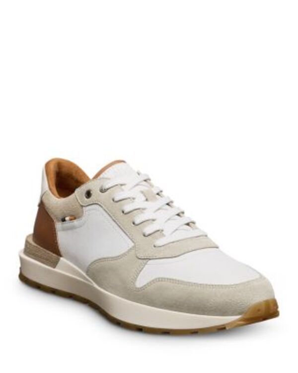 アレン エドモンズ メンズ シューズ スニーカー レザー Allen Edmonds Mens Lionelow Top Leather Sneakers Whtie Mix