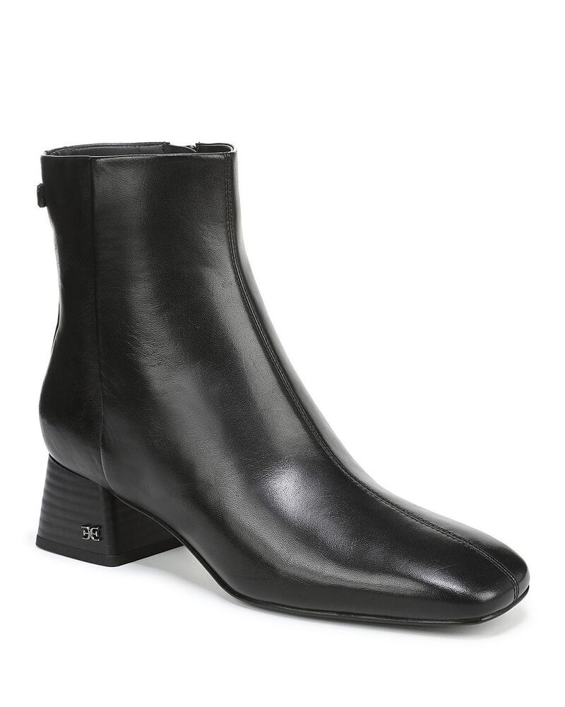 サムエデルマン レディース シューズ ブーツ・レインブーツ アンクル ヒール Sam Edelman Womens Paige Square Toe Block Heel Ankle Booties