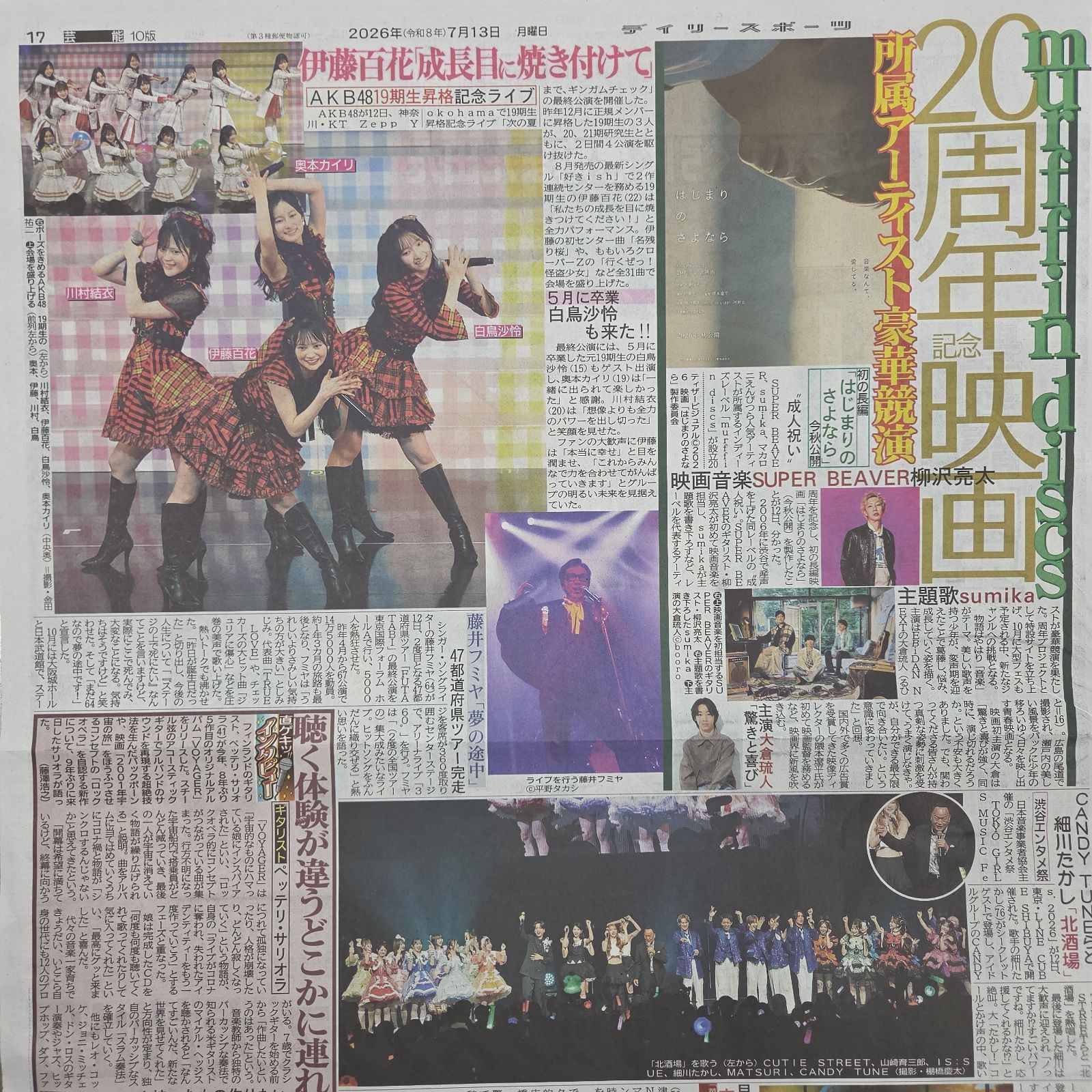 匿名配送！送料込み！ 7月13日 朝刊 スポーツ紙全5社 - メルカリ
