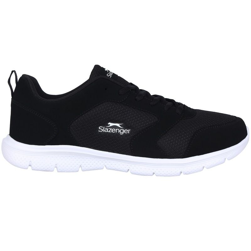 スラセンジャー メンズ シューズ スニーカー メッシュ Slazenger Force Mesh Sn00 BlackWhite ホワイト