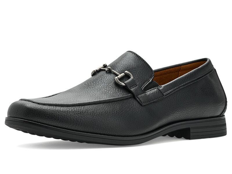 ステイシーアダムス メンズ シューズ オックスフォード ローファー Stacy Adams Richmont Moc Toe SlipOn Loafer Black Tumble ブラック