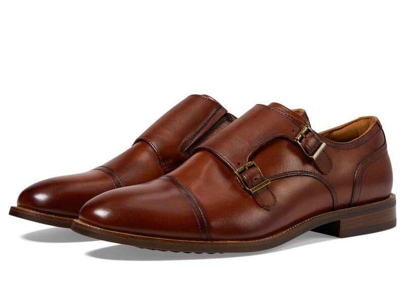 フローシャイム メンズ シューズ オックスフォード モンク キャップ Florsheim Rucci Cap Toe Double Monk Oxford Cognac 29,770円