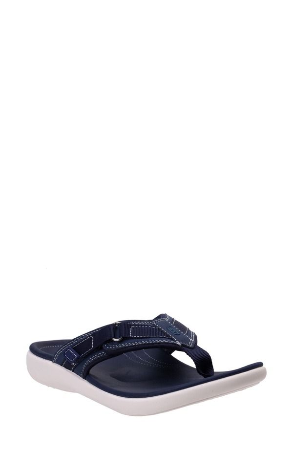 レヴィタライン レディース シューズ サンダル Revitalign Yumi Northfork Flip Flop Navy ネイビー