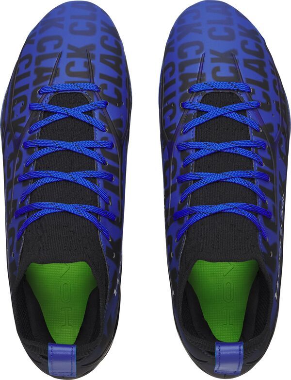アンダーアーマー メンズ シューズ スニーカー Under Armour Spotlight Pro PTH Football Cleats BlueBlackSilver ブラック