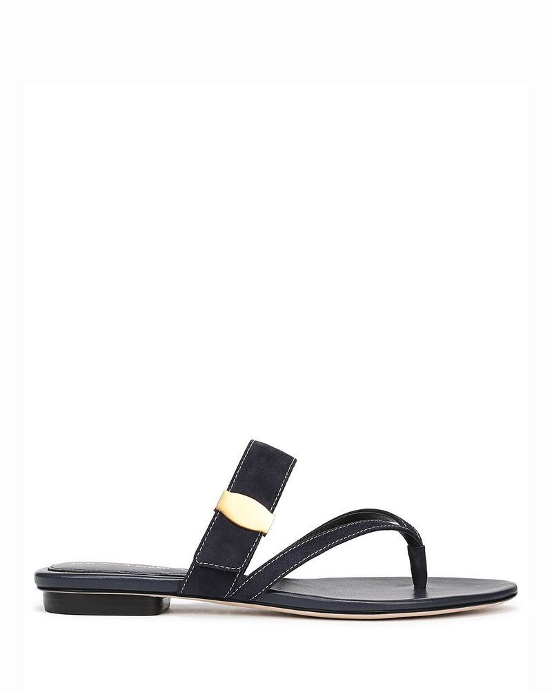 ヴェロニカ ベアード レディース シューズ サンダル Veronica Beard Womensalva Dash Flat Sandals Navy ネイビー