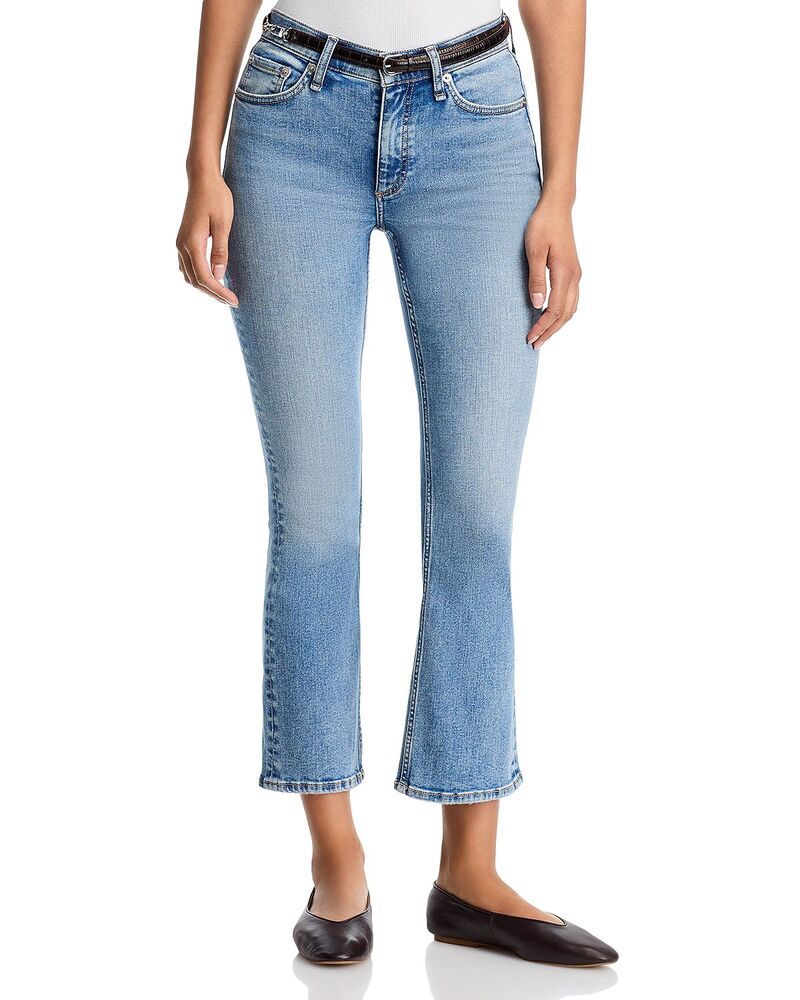 ラグアンドボーン レディース ボトムス デニムパンツ アンクル ジーンズ rag bone Flexi Peyton Mid Rise Ankle Jeans in Tansy