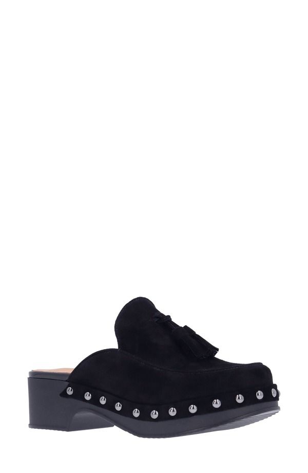 ラモールドピード レディース シューズ サンダル LAmour des Pieds Gracen Studded Clog Black ブラック