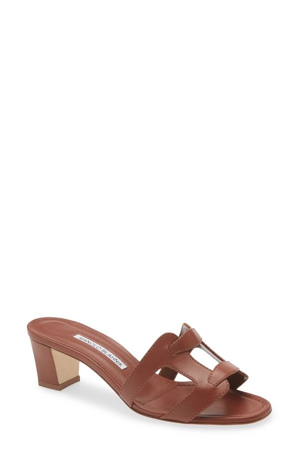 マノロ ブラニク レディース シューズ サンダル Manolo Blahnik Grellanu Sandal Brown ブラウン