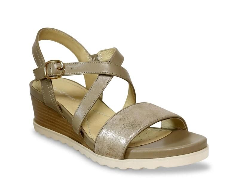 ダイビッドテイト レディース シューズ サンダル David TateKinsley Wedge Sandal Taupe トープ