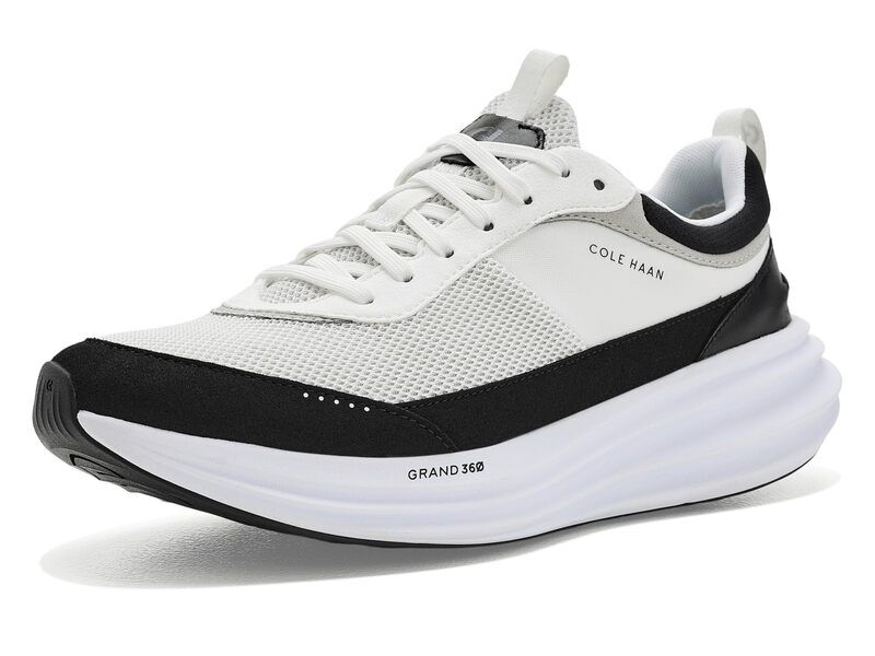 コールハーン メンズ シューズ スニーカー Cole Haan Original Grand Quadstreak Running Sneakers Optic WhiteBla ホワイト