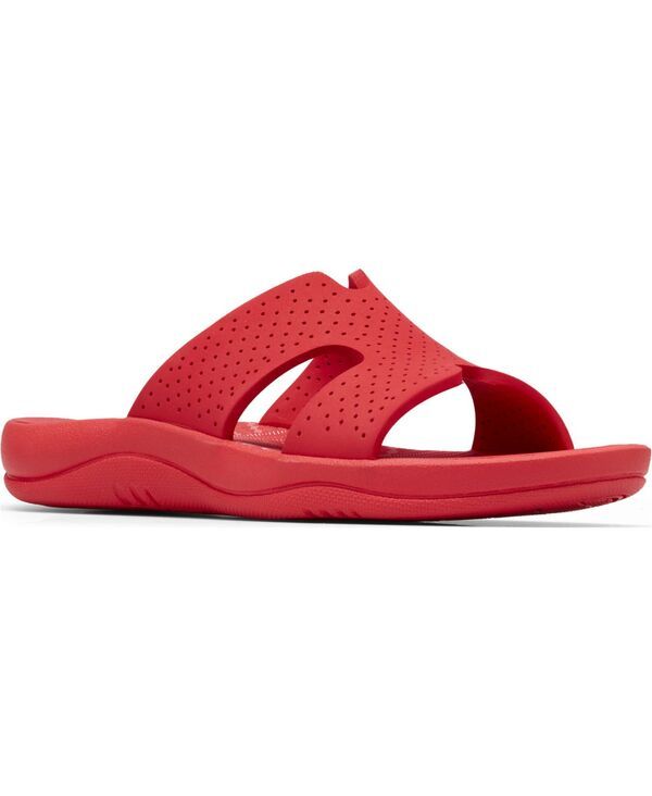 クラークス レディース シューズ サンダル Clarks Womensunmaze Bali Round Toe Sandals Poppy Red レッド
