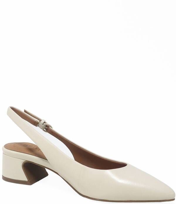 ジェントルソウルズ レディース シューズ パンプス レザー Gentle Souls Georgia Leather Slingback Pumpstone ストーン