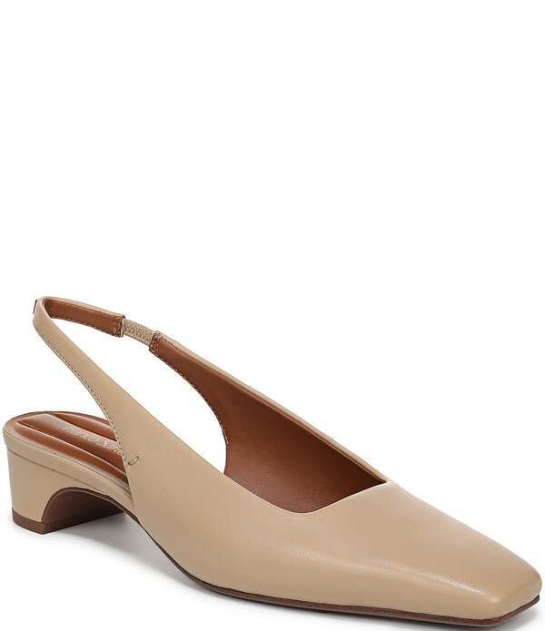 フランコサルト レディース シューズ パンプス レザー Franco Sarto Lyanna Leather Slingback Pumps Mocha モカ