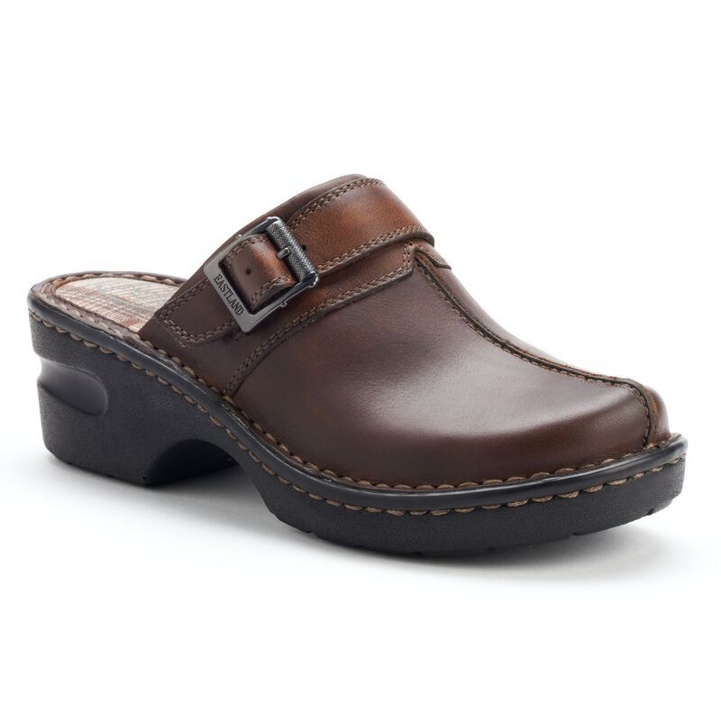 イーストランド レディース シューズ サンダル Eastland Mae Womens Clogs Brown ブラウン