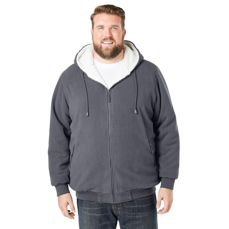 キングサイズ レディース トップス Tシャツ プラスサイズ トール フリース パーカー Kingsize Mens Big Tall Explorer Plush Fleece Hoodie Stee
