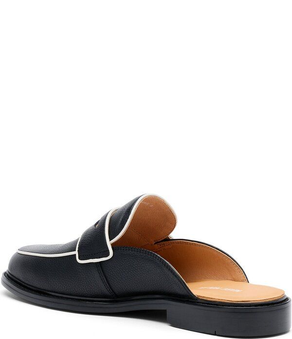 マークノーラン メンズ シューズ スリッポン・ローファー コントラスト レザー Marc Nolan Mens Del Mar Pebbleather Contrastrim Penny Loafer