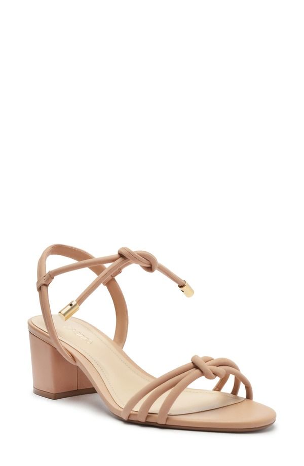 アレッツォ レディース シューズ ヒール サンダル アンクル Arezzo Camilankle Strap Sandal True Sand サンド