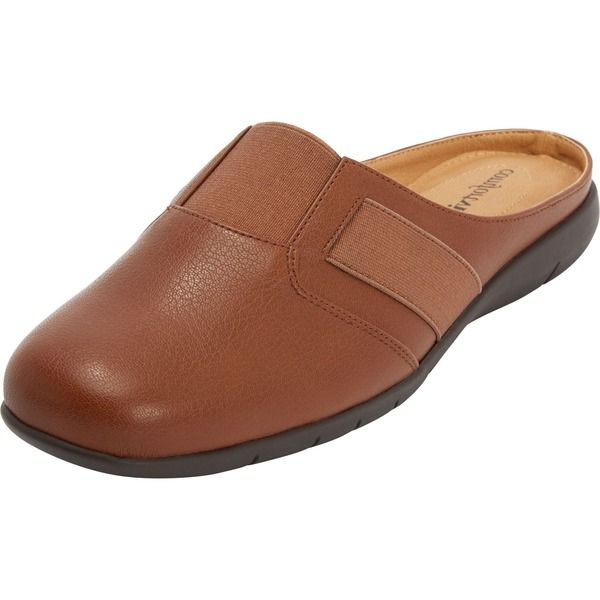 コンフォートビュー レディース シューズ パンプス Comfortview The Sarah Slip On Mule Cognac