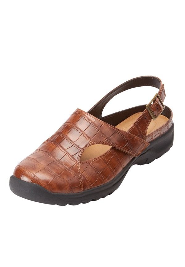 コンフォートビュー レディース シューズ パンプス Comfortview The Mariam Sling Brown ブラウン