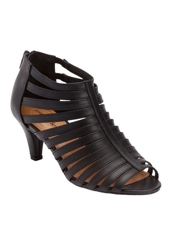 コンフォートビュー レディース シューズ ヒール Comfortview The Saffi Shootie Black ブラック