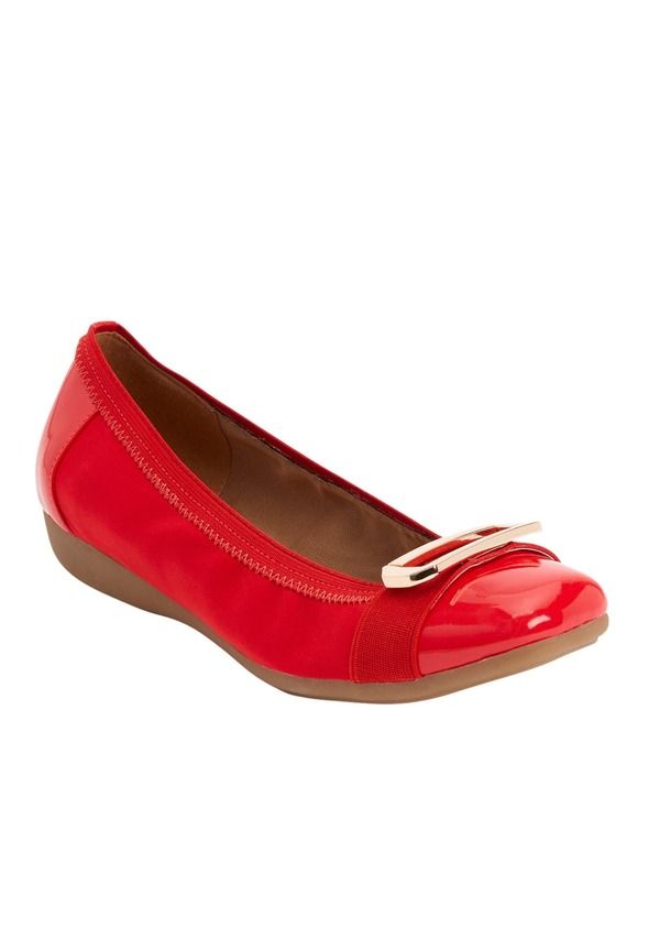 コンフォートビュー レディース シューズ パンプス Comfortview The London Flat New Hot Red レッド 19,485円