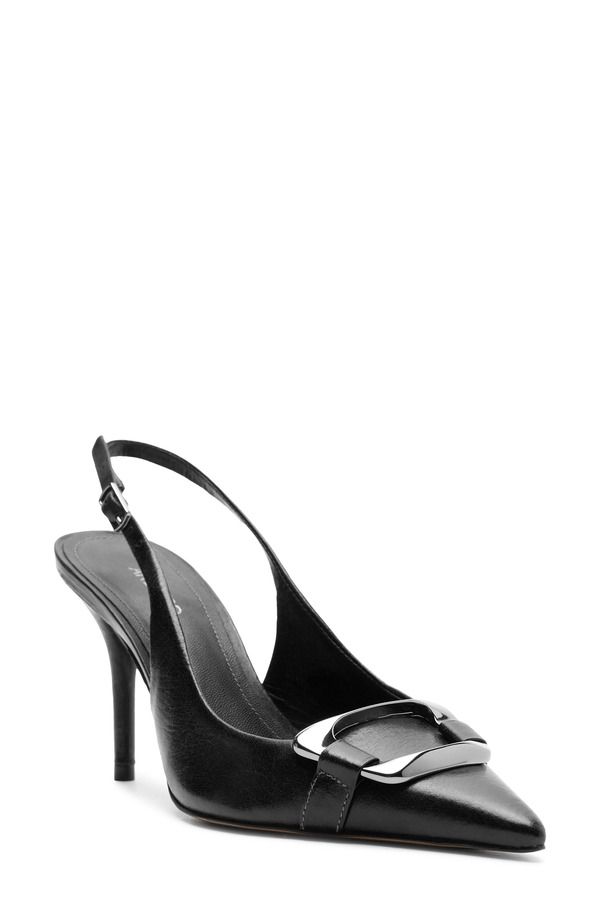 アレッツォ レディース シューズ ヒール Arezzo Felicity Pointed Toe Slingback Pump Black ブラック