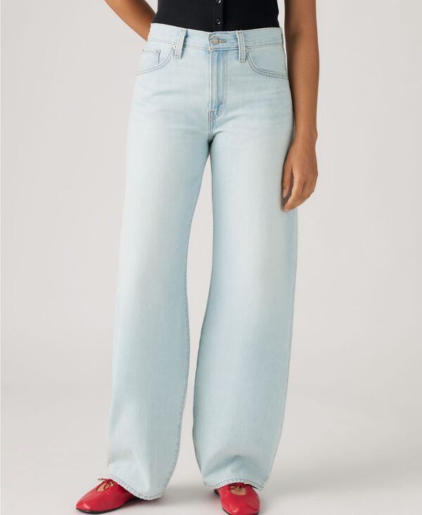 リーバイス レディース ボトムス デニムパンツ ジーンズ Levis Womens Middy Balloon MidRise Denim Loose Jeans Pick Up Lane デニム