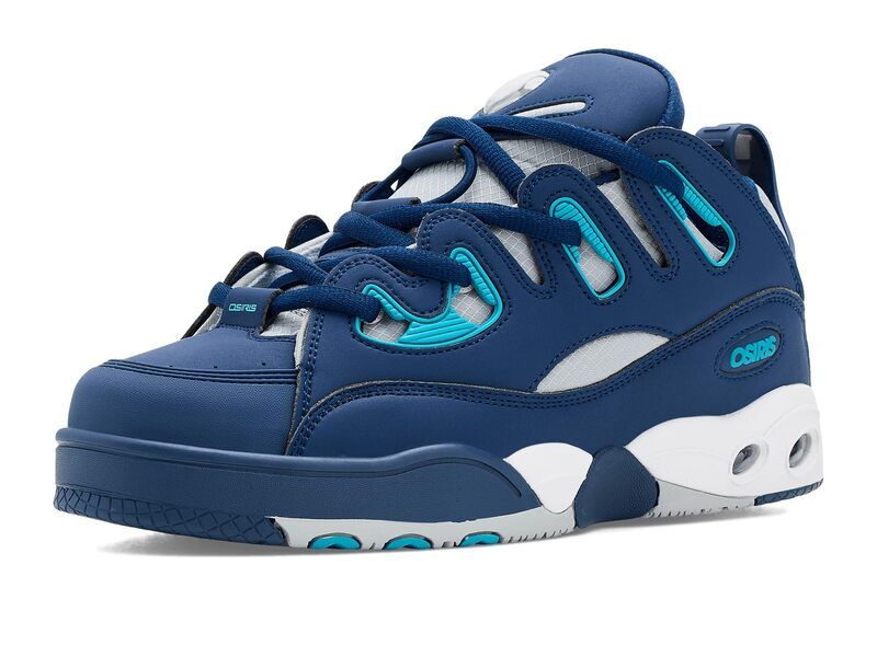 オサイラス メンズ シューズ スニーカー Osiris D3 E NavyGreyBlue グレー