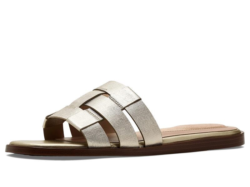 コールハーン レディース シューズ サンダル Cole Haan Goto Ensley Slide Soft GoldPowder Leather ゴールド