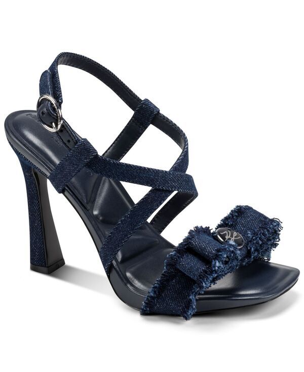 カール ラガーフェルド レディース シューズ サンダル KARLAGERFELD PARIS Womens Currin Strappy Dressandals New Navy Denim ネイビー