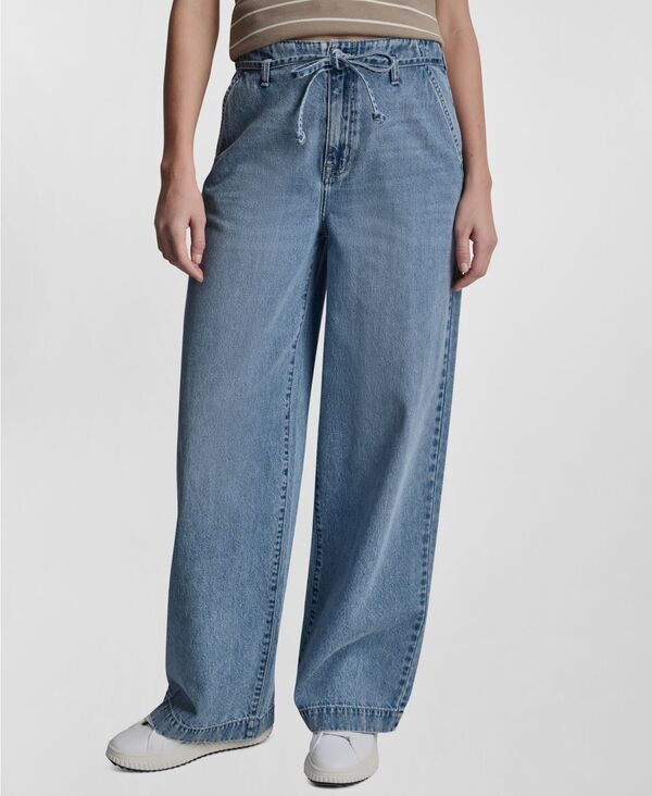 ダナキャランニューヨーク レディース ボトムス カジュアルパンツ DKNY Jeans Womens HighRise WideLeg Trousers Eden - メルカリ