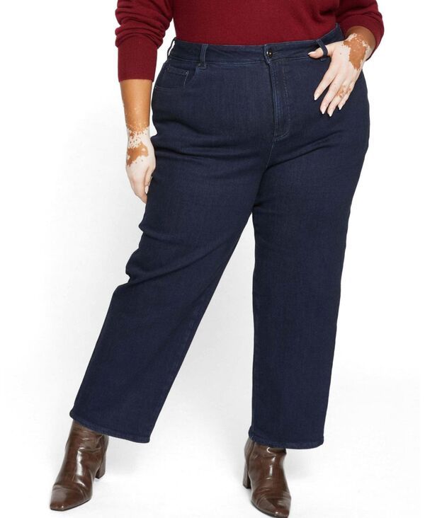ユニバーサル スタンダード レディース ボトムス デニムパンツ ストレート ジーンズ Universal Standard Womens Donna High Rise Curve Straight