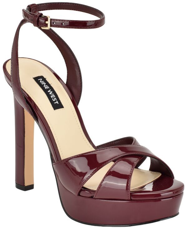 ナインウェスト レディース シューズ サンダル プラットフォーム Nine West Womens Wilda CrissCross High Stiletto Platform Sandals Wi