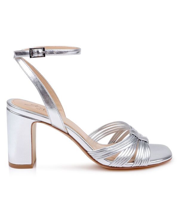 ジュウェルダグレイミシュカ レディース シューズ サンダル Jewel Badgley Mischka Womens Zaylee Square Toe Dressandal silver Metal