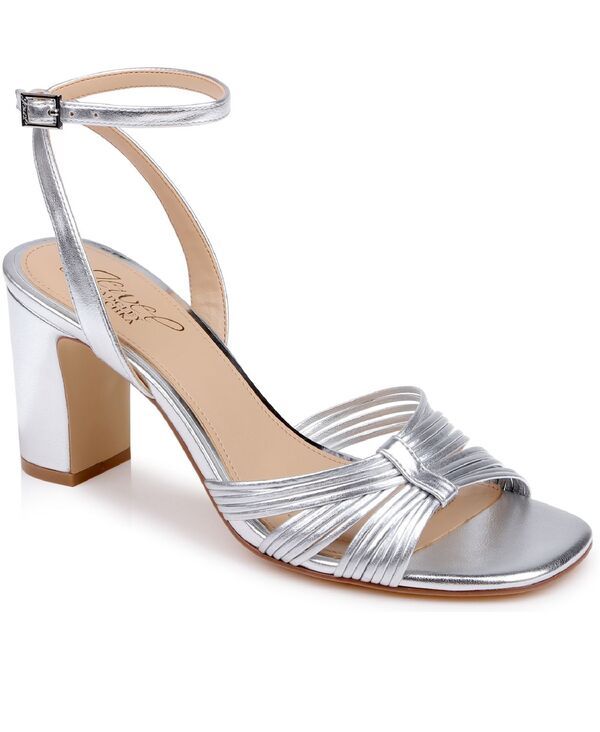 ジュウェルダグレイミシュカ レディース シューズ サンダル Jewel Badgley Mischka Womens Zaylee Square Toe Dressandal silver Metal
