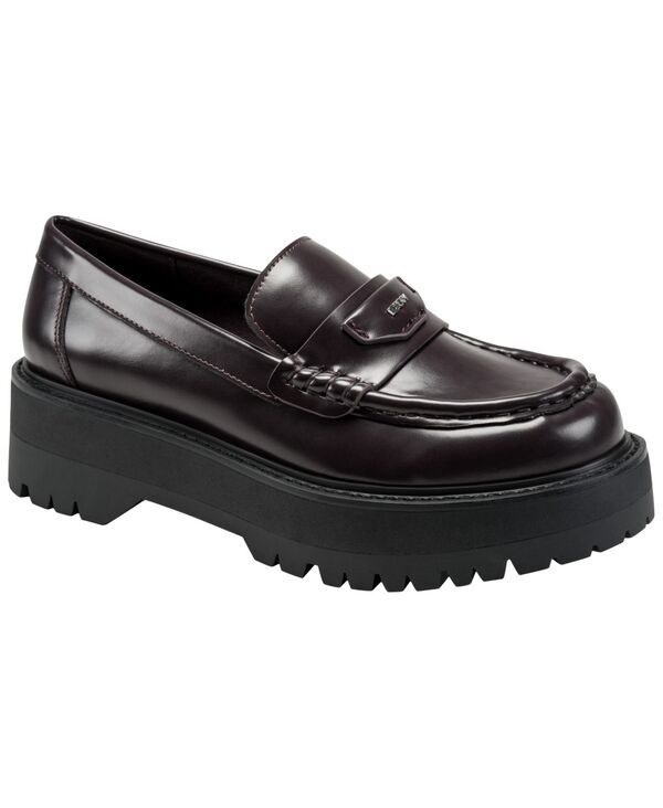 ダナ キャラン ニューヨーク レディース シューズ スリッポン・ローファー DKNY Womens Belisa Lug Sole Loafers Brown ブラウン