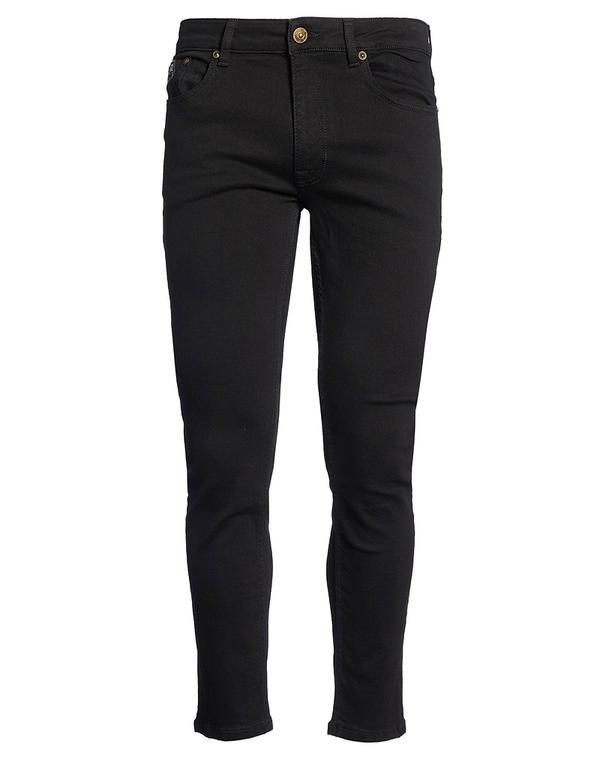 ヴェルサーチ メンズ ボトムス デニムパンツ スキニー VERSACE JEANS COUTURE Black ブラック