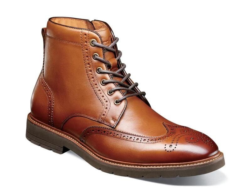 フローシャイム メンズ シューズ ブーツ・レインブーツ ウィングチップ FlorsheimRedford Wingtip Boot Cognac