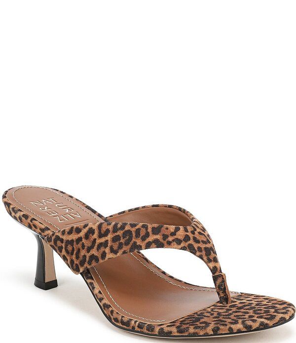 ナチュライザー レディース シューズ サンダル プリント スエード Naturalizer 27 EDITressa Suede Leopard Printhong Stiletto Dressand